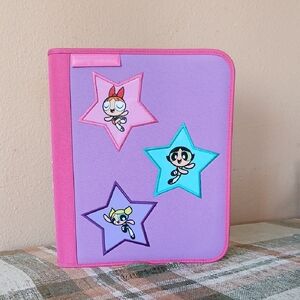 POWERPUFF GIRLS 3 RING BINDER 2002